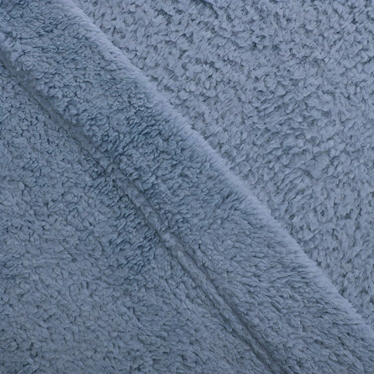 SÁBANAS SHERPA LISA 2 PLAZAS / AZUL – PLUMETTI - 4
