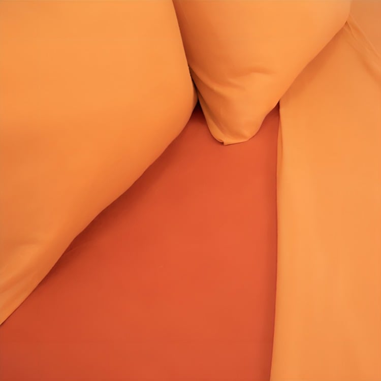 SÁBANAS DE POLAR COMPOSÉ KING / BICOLOR TERRACOTA – DORAL - 1