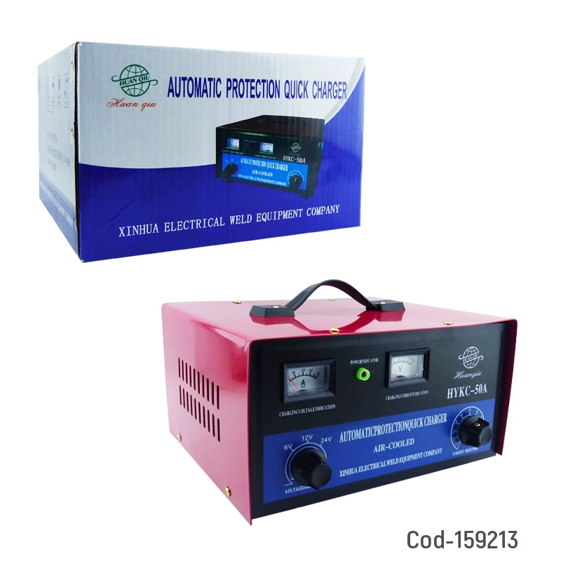 CARGADOR DE BATERIA DE 50 AMP DESDE 6 A 24 VOLT - 1