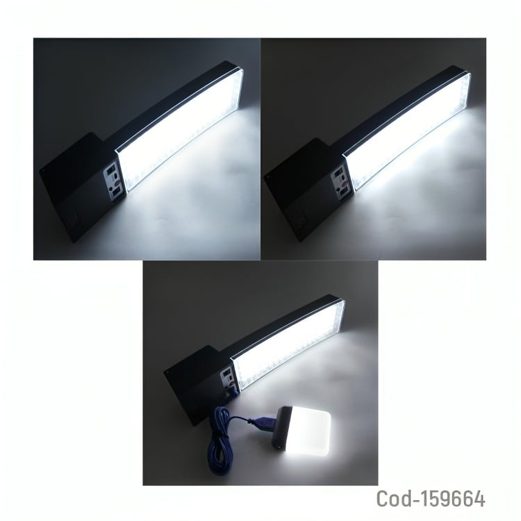 LINTERNA MINERO DE 1 LED MAS 1 LED COB MODELO D-212 - 1