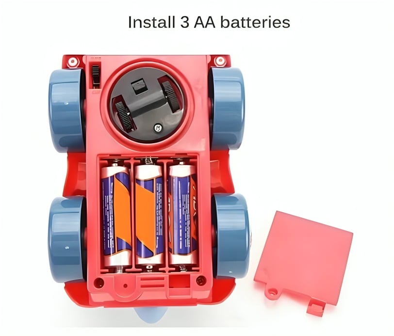AUTO DINOSAURIO JUGUETE EXCAVADORA LUCES PARA NIÑOS - 3