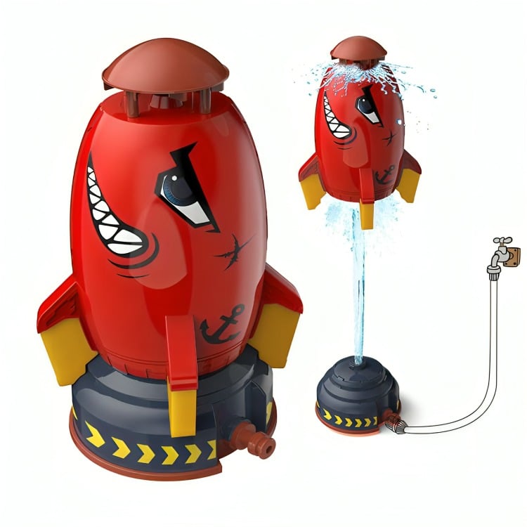 COHETE ROCIADOR LANZA AGUA CHORRO JUGUETE NIÑOS - 3