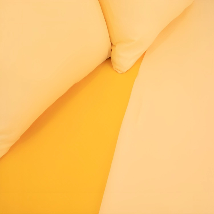 SÁBANAS POLAR LISA COMPOSÉ 2 PLAZAS / BIEN COLOR AMARILLO– DORAL - 1