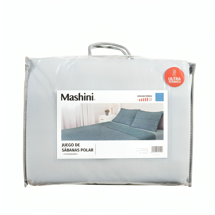 JUEGO DE SÁBANAS POLAR LISA 1.5 PLAZAS / LOA– MASHINI - 4