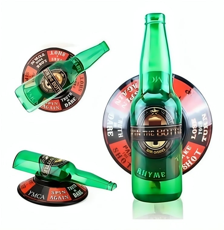 JUEGO DE LA BOTELLA SPIN THE BOTTLE JUEGOO DE TRAGOS Y RETOS - 1