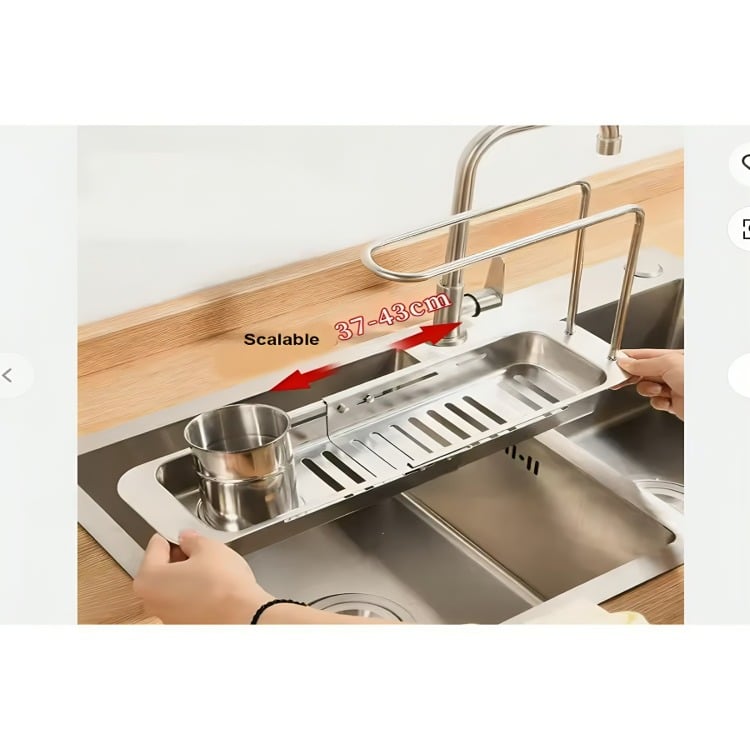 ESCURRIDOR DE ACERO INOXIDABLE PARA COCINA - 4