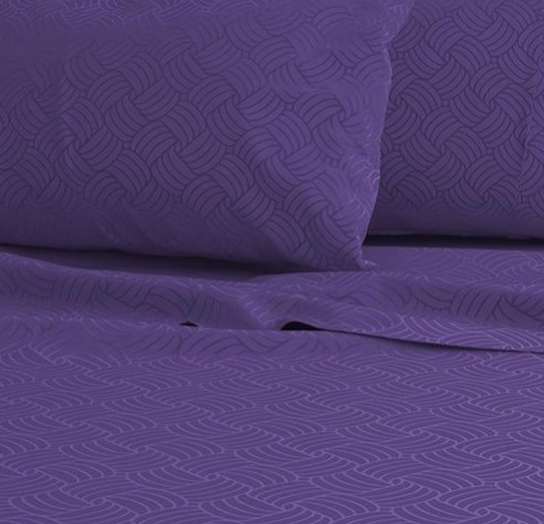 DORAL JUEGO DE SÁBANAS EMBOSSED 1,5PL LILA - 3