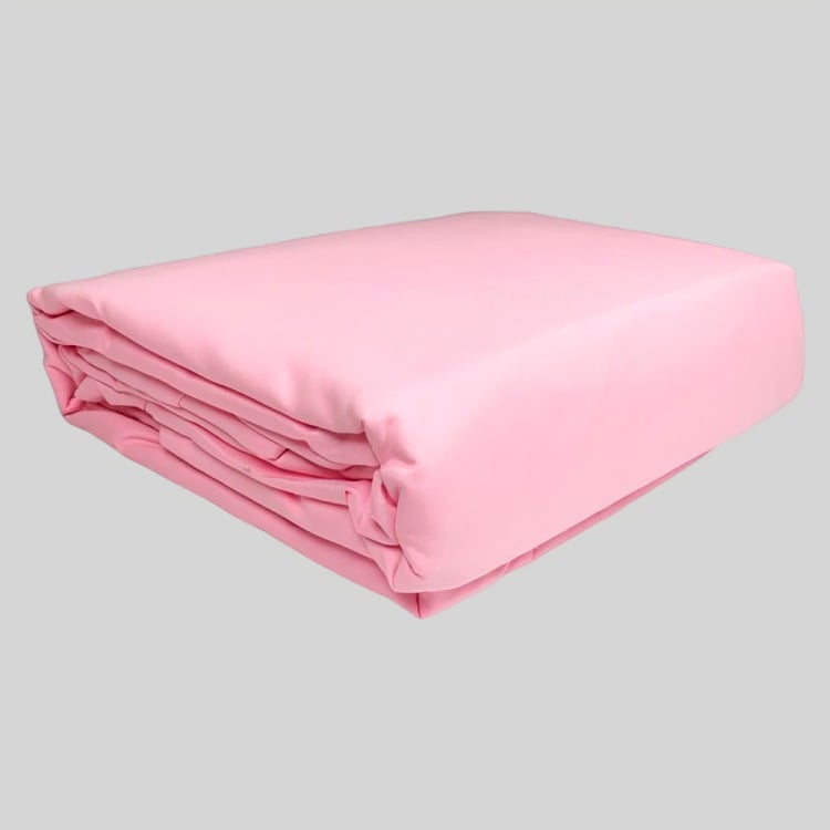 JUEGO DE SÁBANAS MARINA LISA 1.5 PLAZAS ROSADO - 1