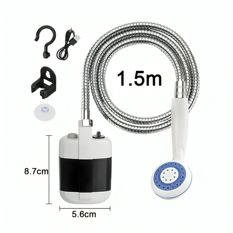 DUCHA PORTÁTIL PARA CAMPING DUCHA RECARGABLE AL AIRE LIBRE - 4