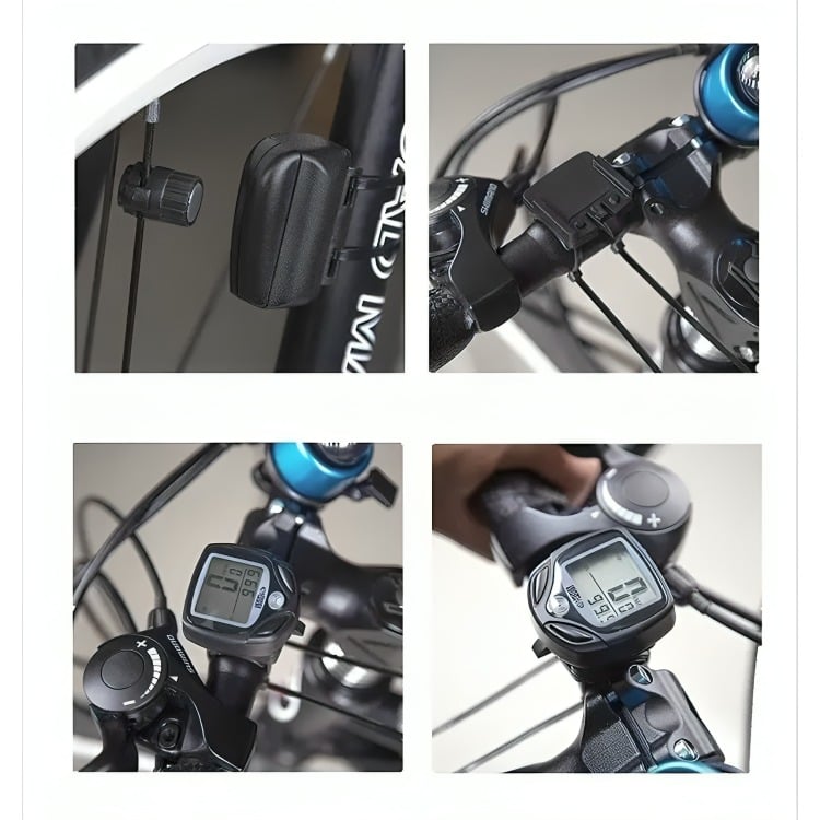 CICLOCOMPUTADOR VELOCIMETRO INALAMBRICO PARA BICICLETA - 2