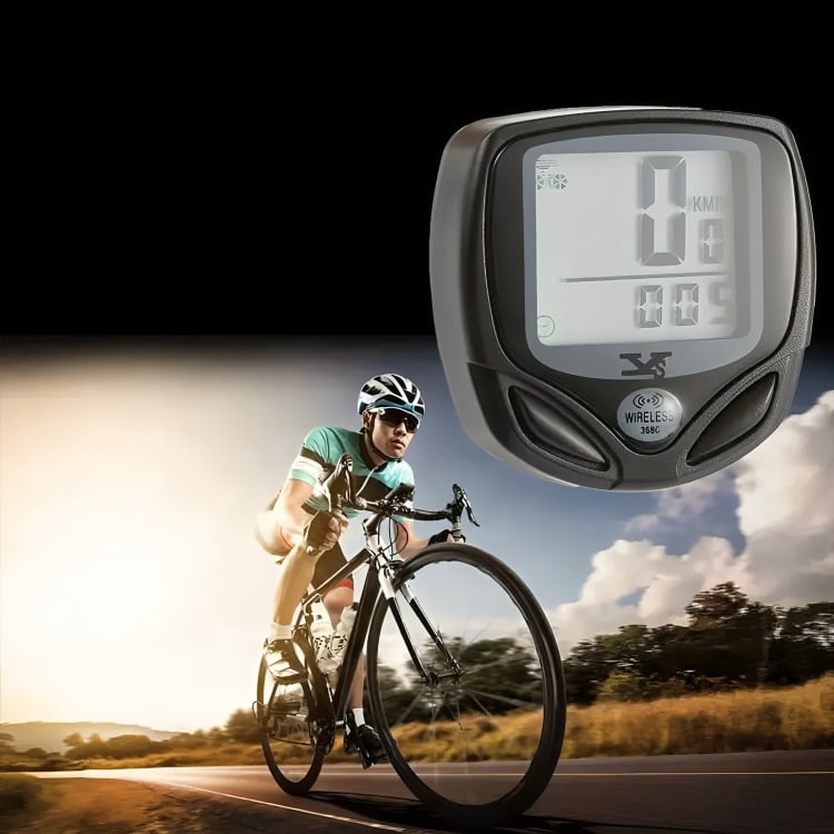 CICLOCOMPUTADOR VELOCIMETRO INALAMBRICO PARA BICICLETA - 3