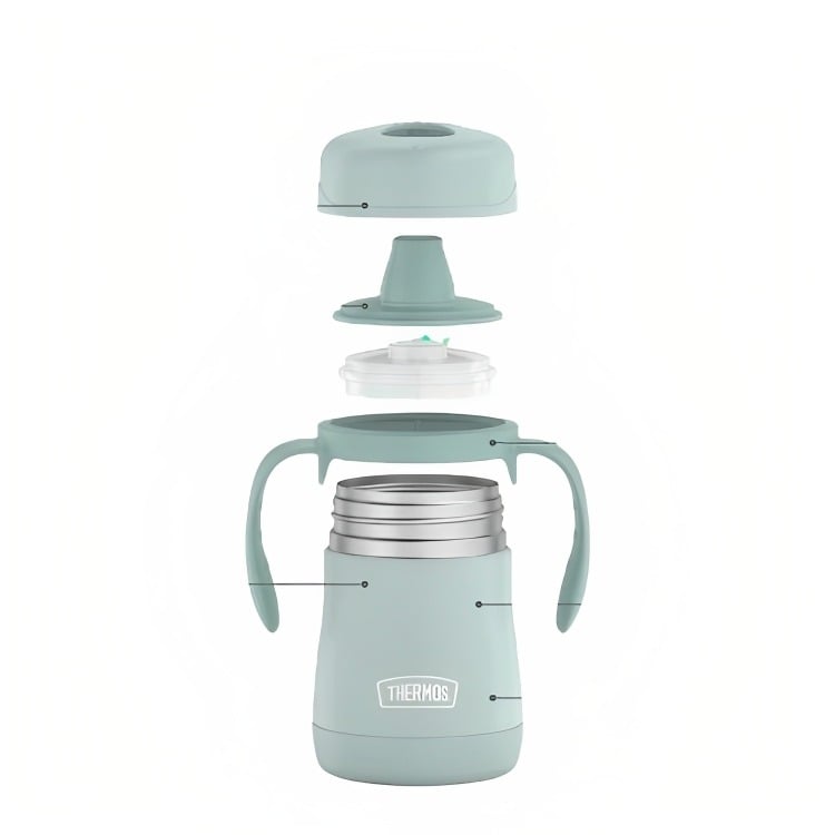 BOTELLA AC INOX ASAS KIDS 210ML THERMOS - VERDE - 3