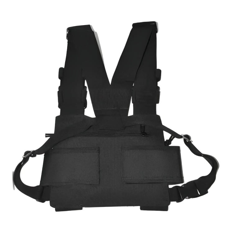 BOLSA TÁCTICA DE PECHO CHALECO AJUSTABLE FUNCIONAL - 2