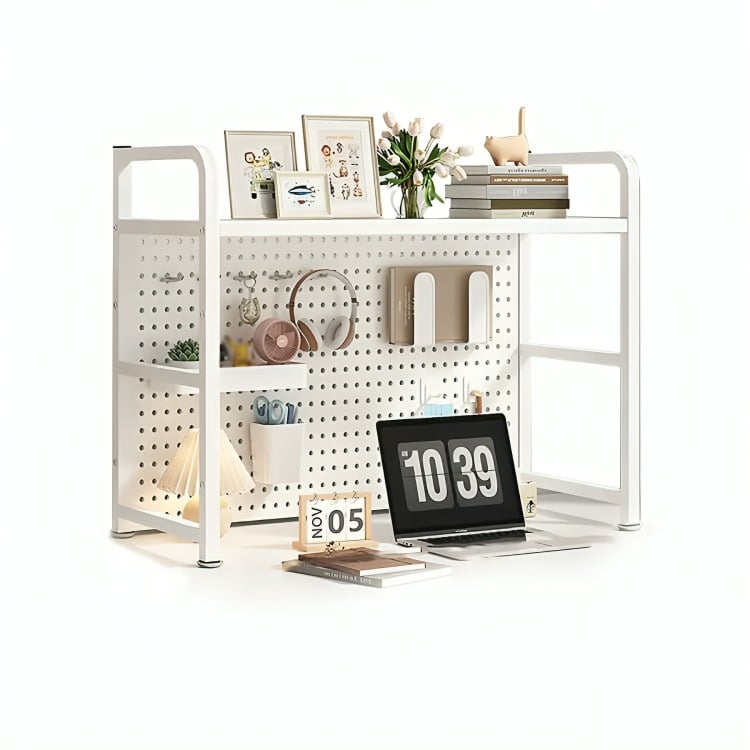 RACK ESTANTE ORGANIZADOR DE ESCRITORIO 1 NIVEL 75X68X20 - 3