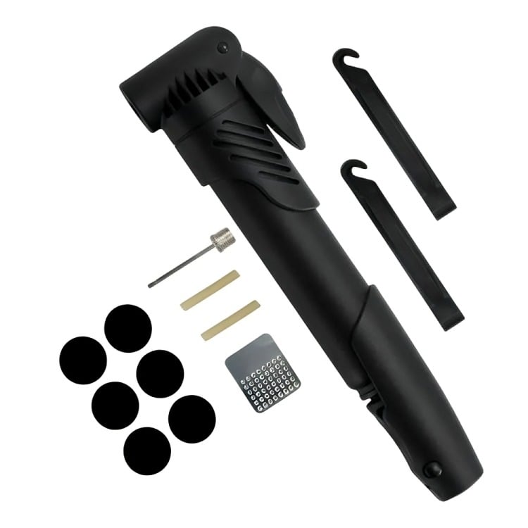 SET BOMBÍN INFLADOR MANUAL PARA BICICLETA 120 PSI - 2