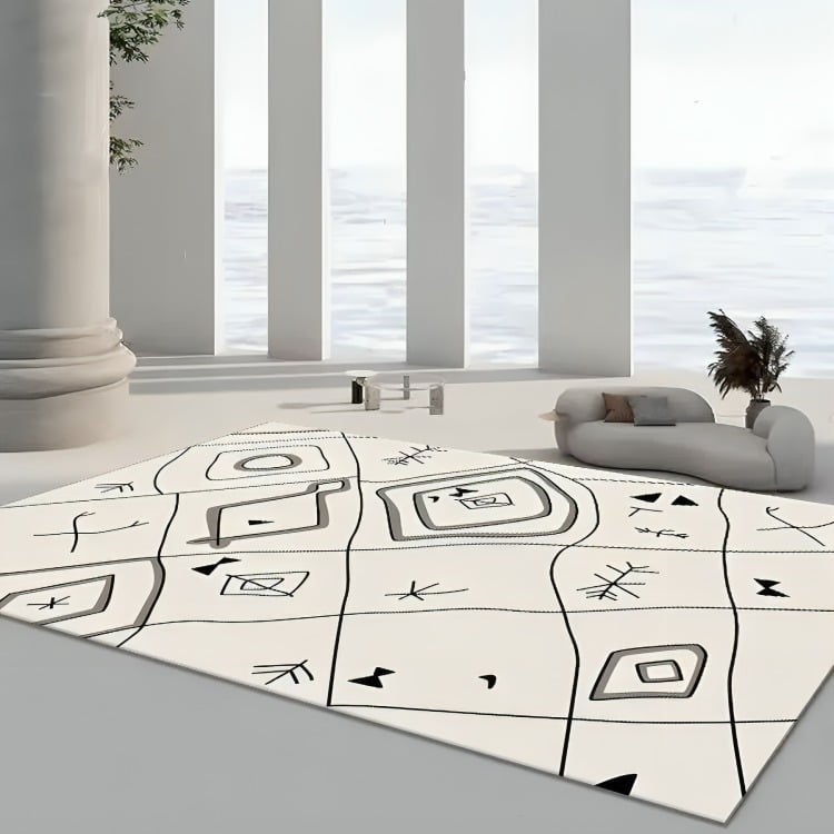 ALFOMBRAS PELUDAS ANTIDESLIZANTE 120 X80 CM - 2