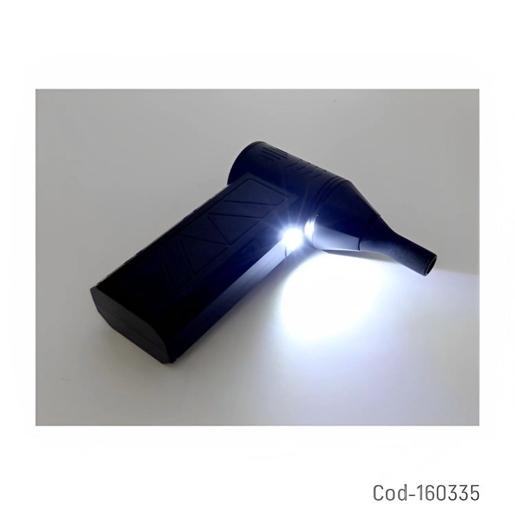 SOPLADOR MINI JET FAN CON LUZ RECARGABLE TYPE-C - 1