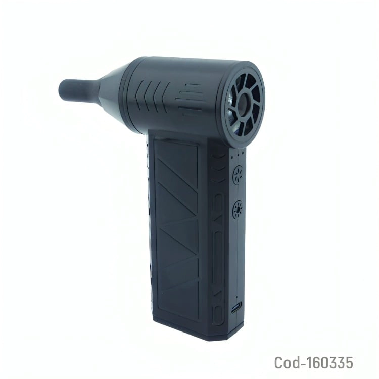 SOPLADOR MINI JET FAN CON LUZ RECARGABLE TYPE-C - 3