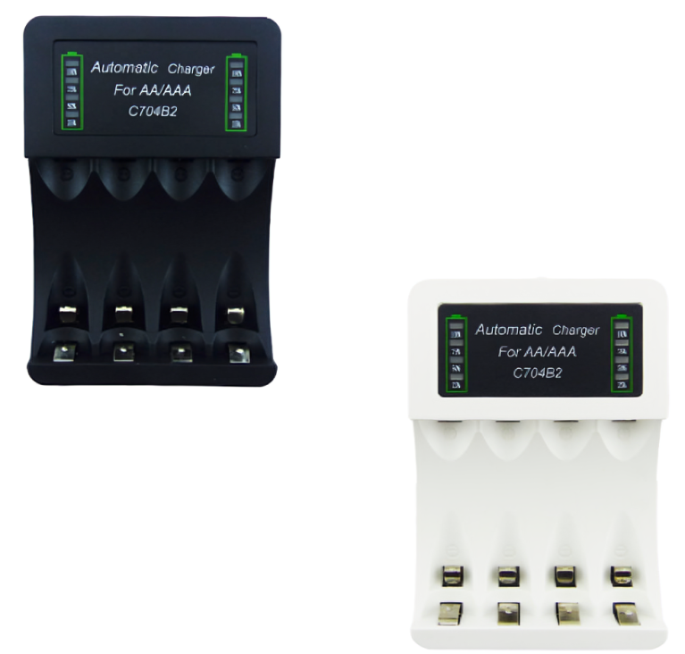CARGADOR BTY-704B USB CON 4 PILAS AA - 1