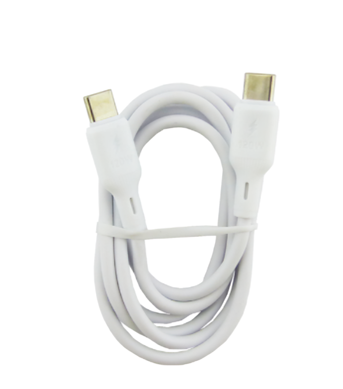 CABLE DOBLE TYPE-C 60W 1M DATOS/CARGA CAJA - 3