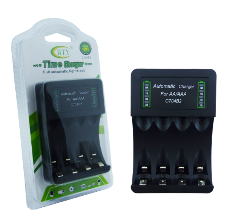 CARGADOR BTY USB PARA PILAS AA/AAA SIN PILAS - 3