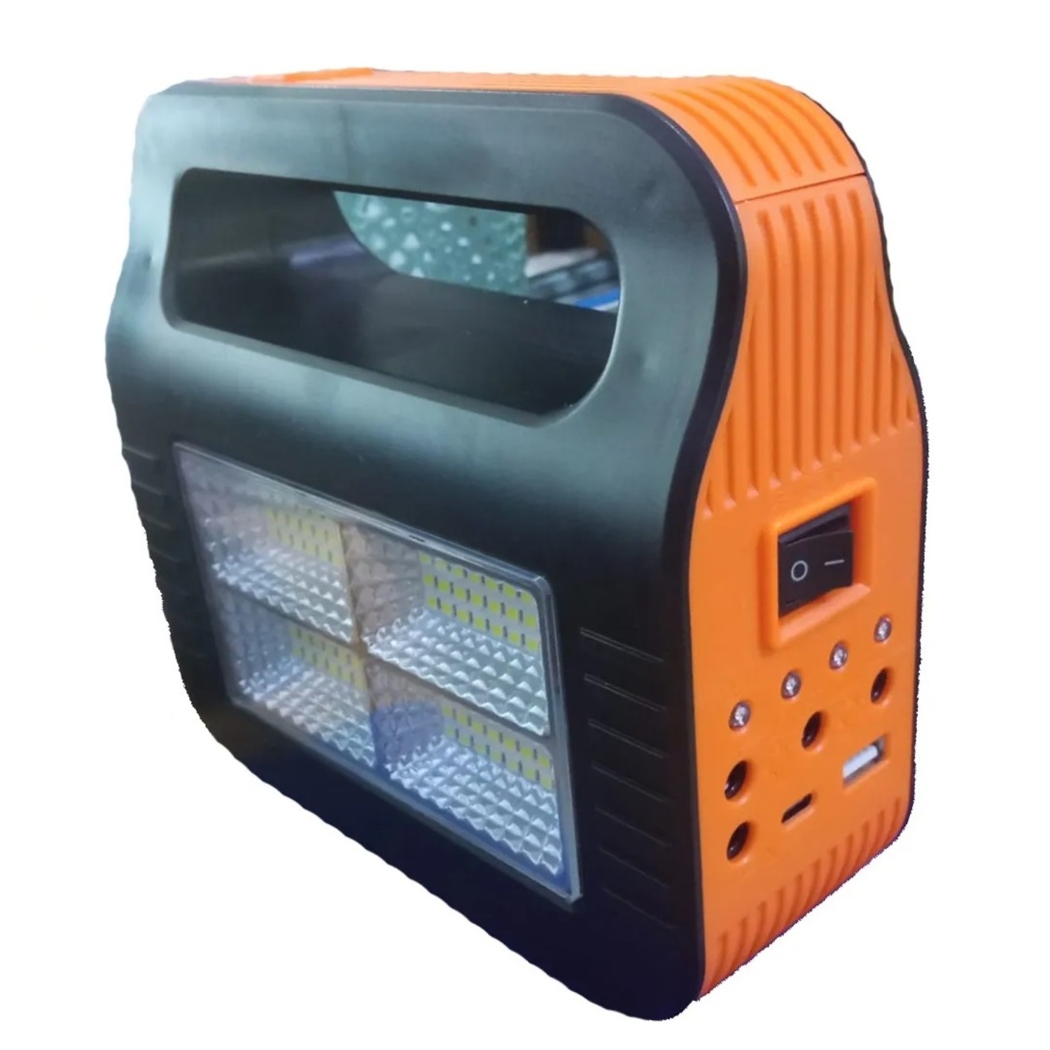 KIT DE ENERGIA SOLAR CON ILUMINACION Y CARGA USB 3V - 1