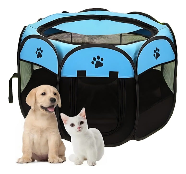 CORRAL TIENDA PARA MASCOTAS PORTATIL PERRO GATO - 3
