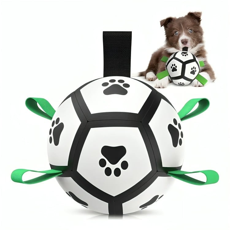 PELOTA PARA PERRO CON AGARRE JUGUETE PERRO PELOTA 15CM - 1