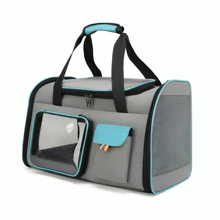 BOLSO TRANSPORTADOR PARA MASCOTA VIAJE MOCHILA TRANSPIRABLE - 5
