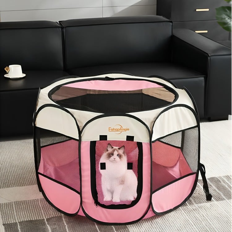 CORRAL TIENDA PARA MASCOTAS PORTATIL PERRO GATO - 2