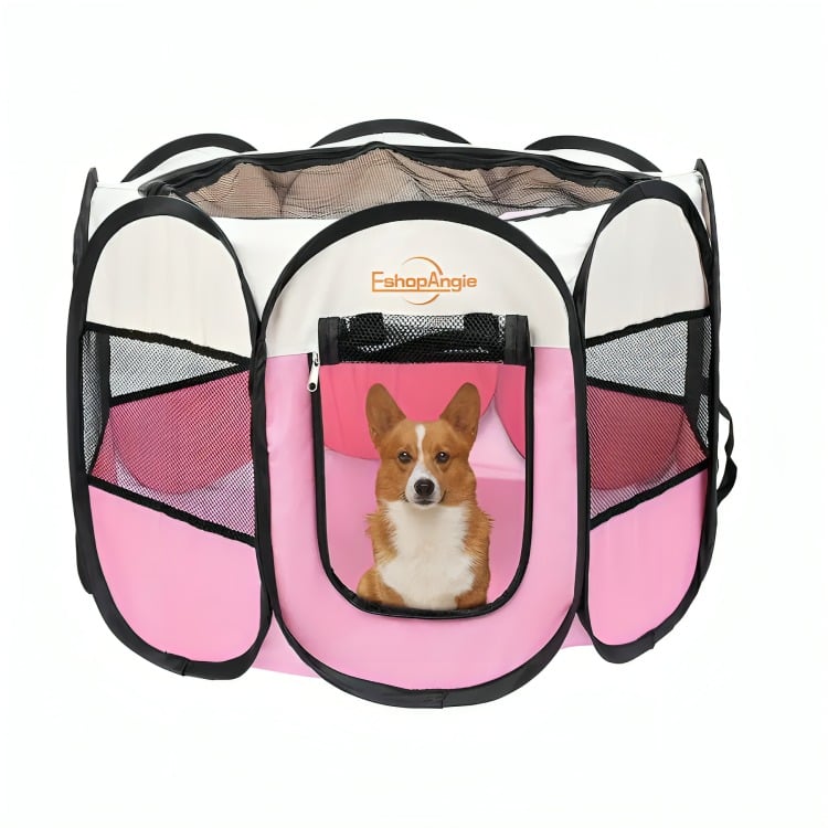 CORRAL TIENDA PARA MASCOTAS PORTATIL PERRO GATO - 3