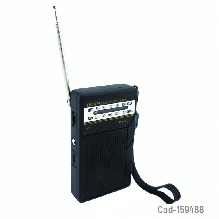 RADIO AM/FM 2 BANDAS MOD.R-65RG RECARGABLE USB TYPE-C - 2