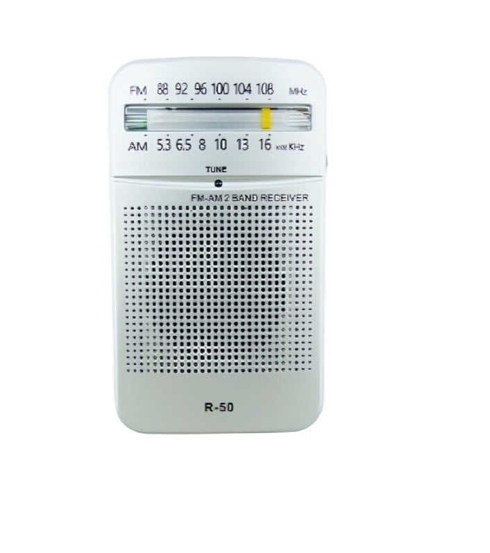 RADIO AM/FM 2 BANDAS MOD.R-50 A PILAS NO INCLUIDAS - 1