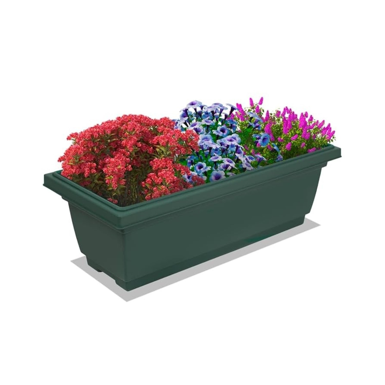 MACETA RECTANGULAR DURA KOTTA 61CM / VERDE – REYPLAST - 2