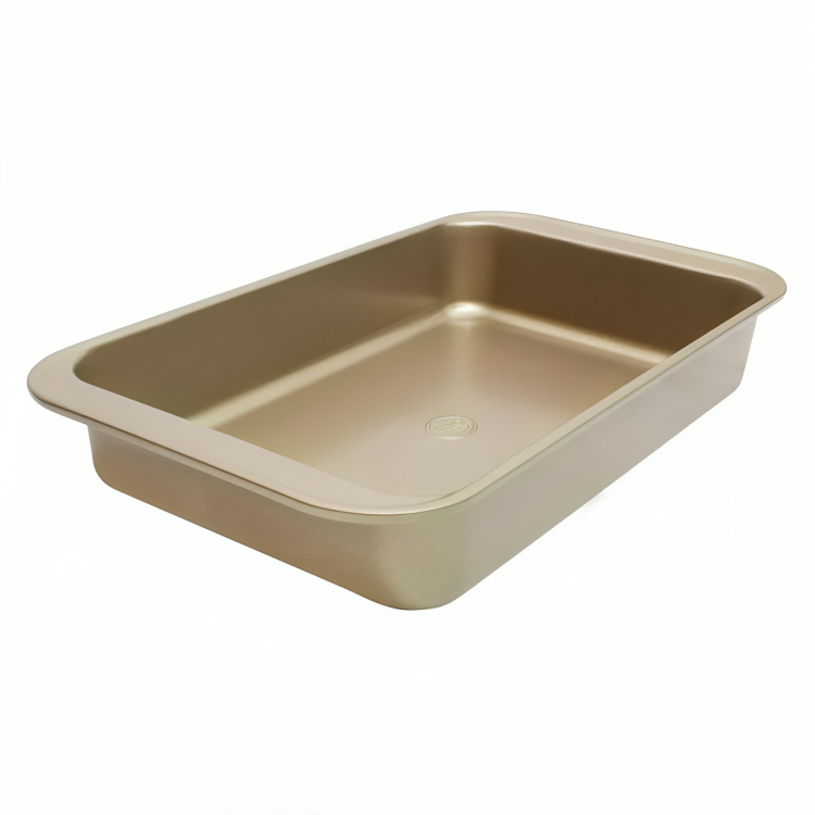 MOLDE ASADERA 33×19 CM NON STICK GOLD – ILKO ACERO INOXIDABLE. - 3