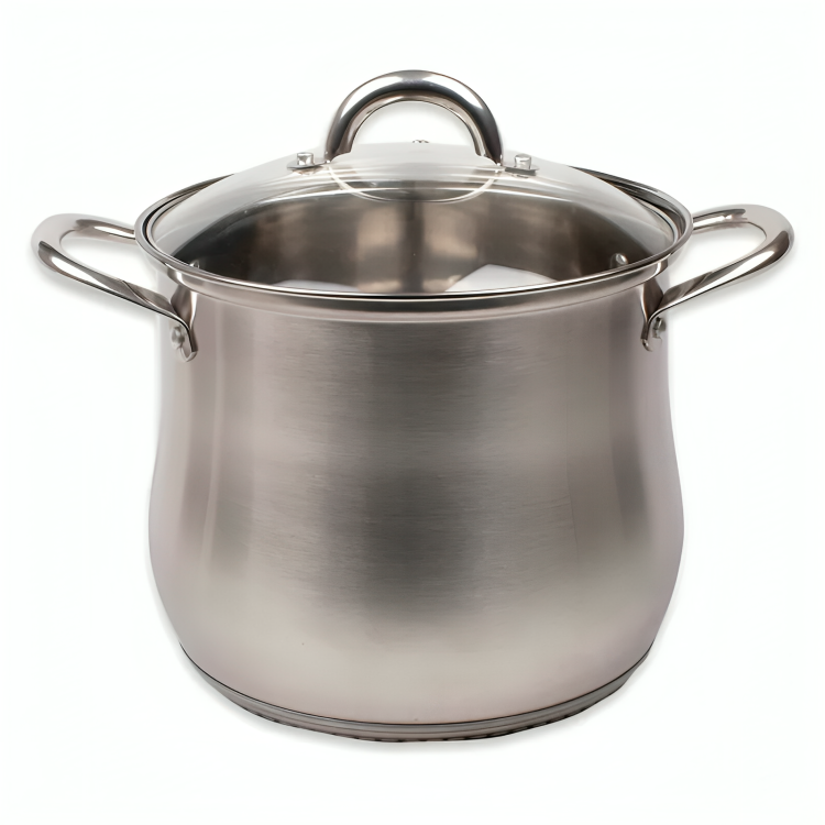OLLA ACERO 24 CM TAPA DE VIDRIO KASSEL – DORAL - 2