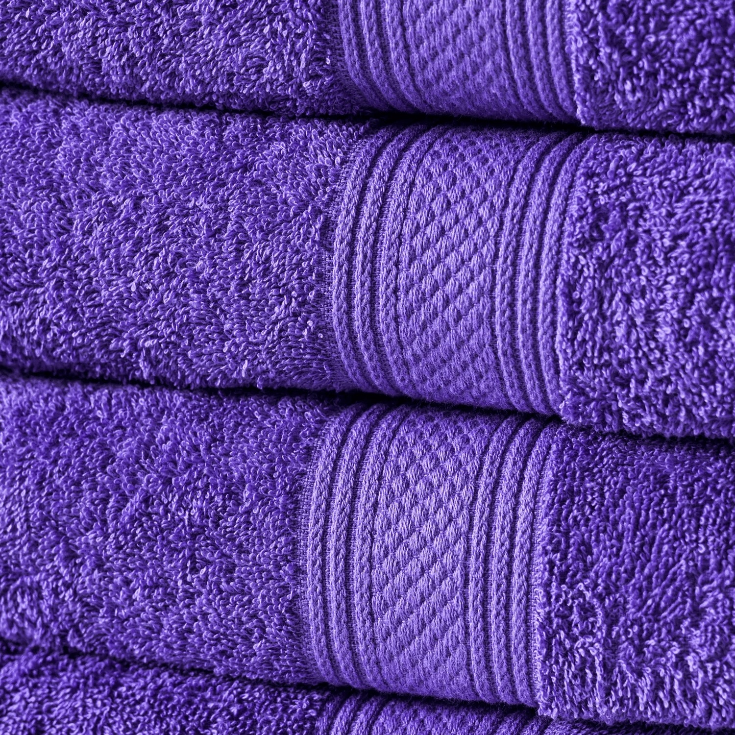TOALLA DE MANO 100% ALGODON 450 GRS. 45×80 CM / MORADO – AMERICAN FAMILY - 3