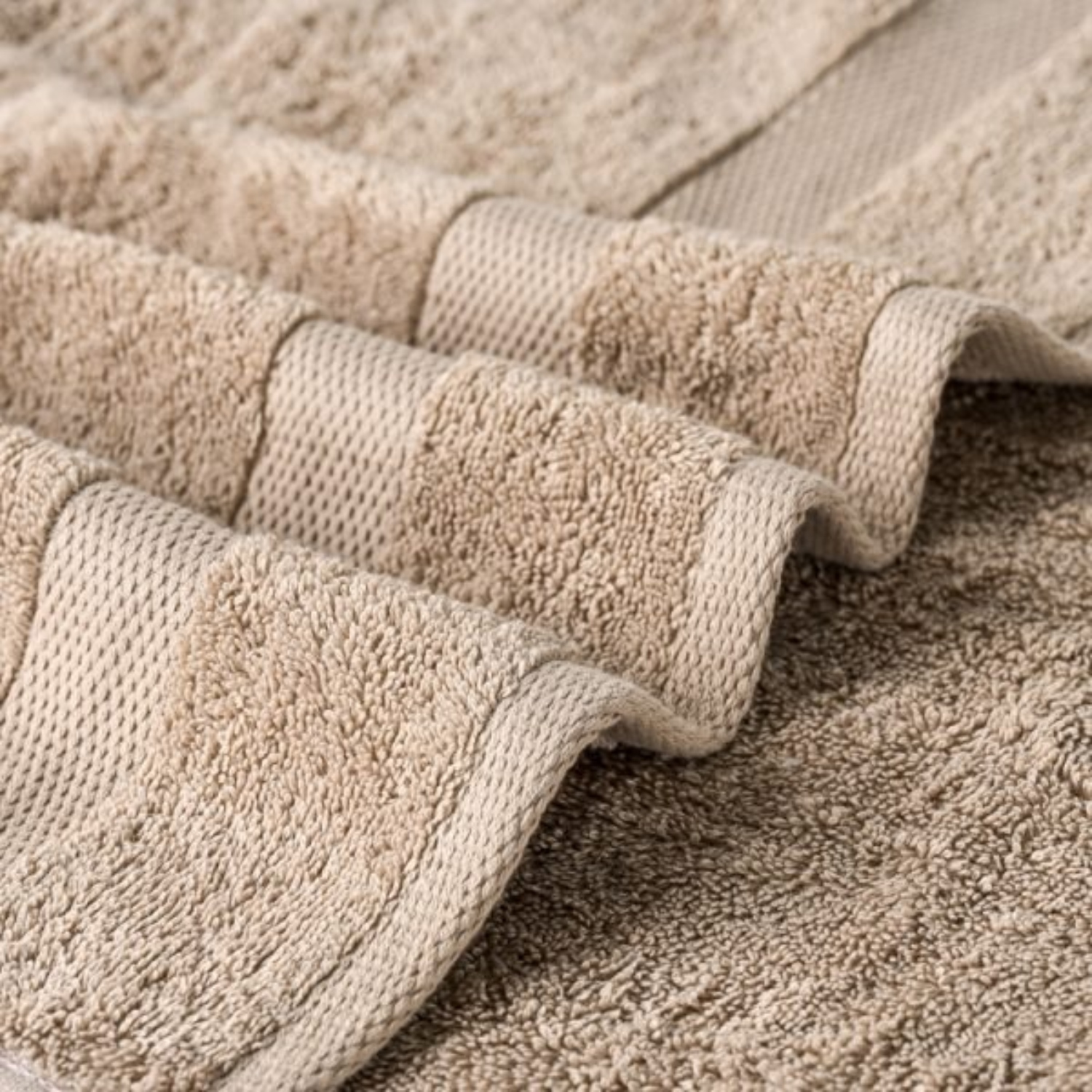 TOALLA DE MANO 45×90 CM / BEIGE – LOURDES - 2