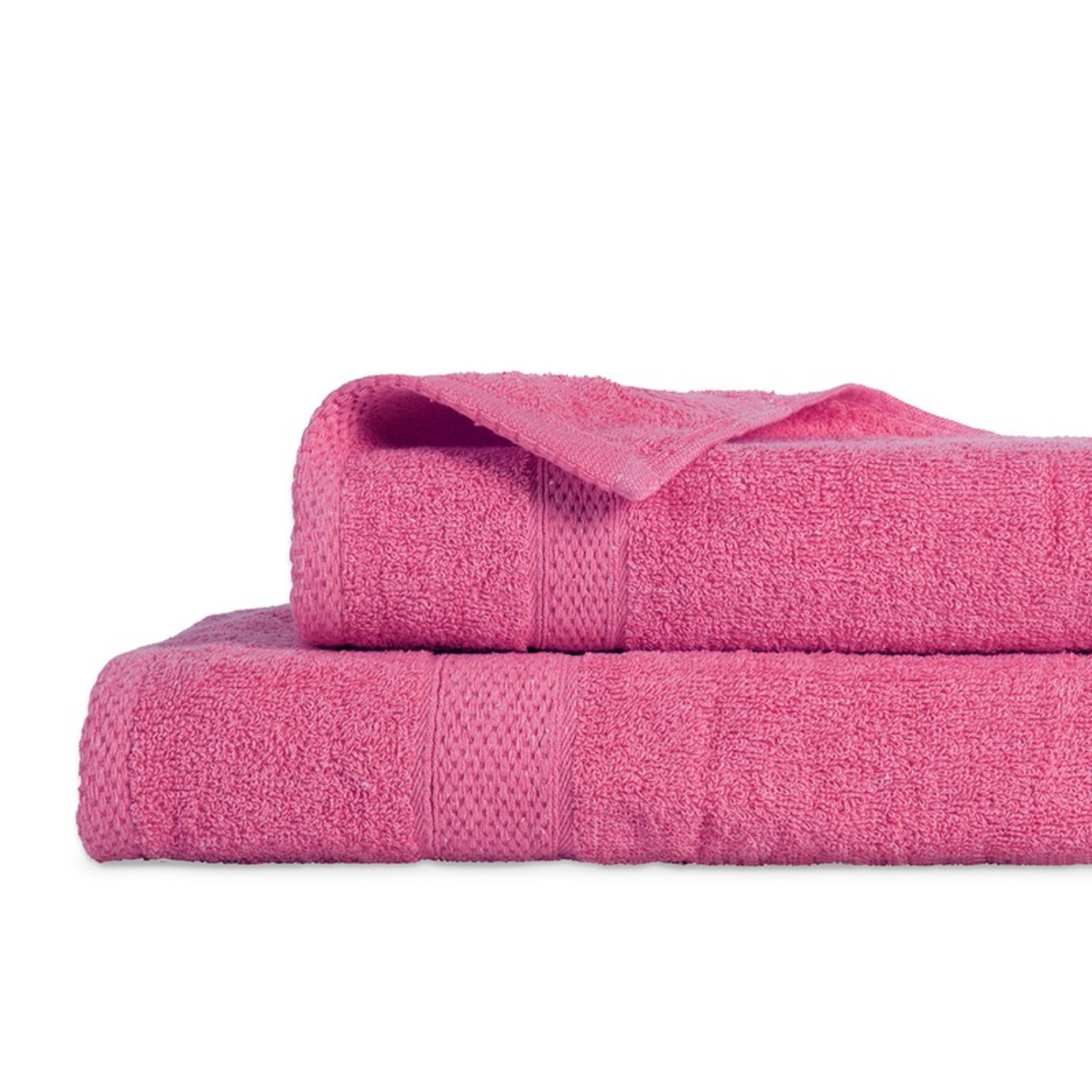 SET 2 TOALLAS COLORIX 380 GRS CAJA / FUCSIA – PLUMETTI - 1
