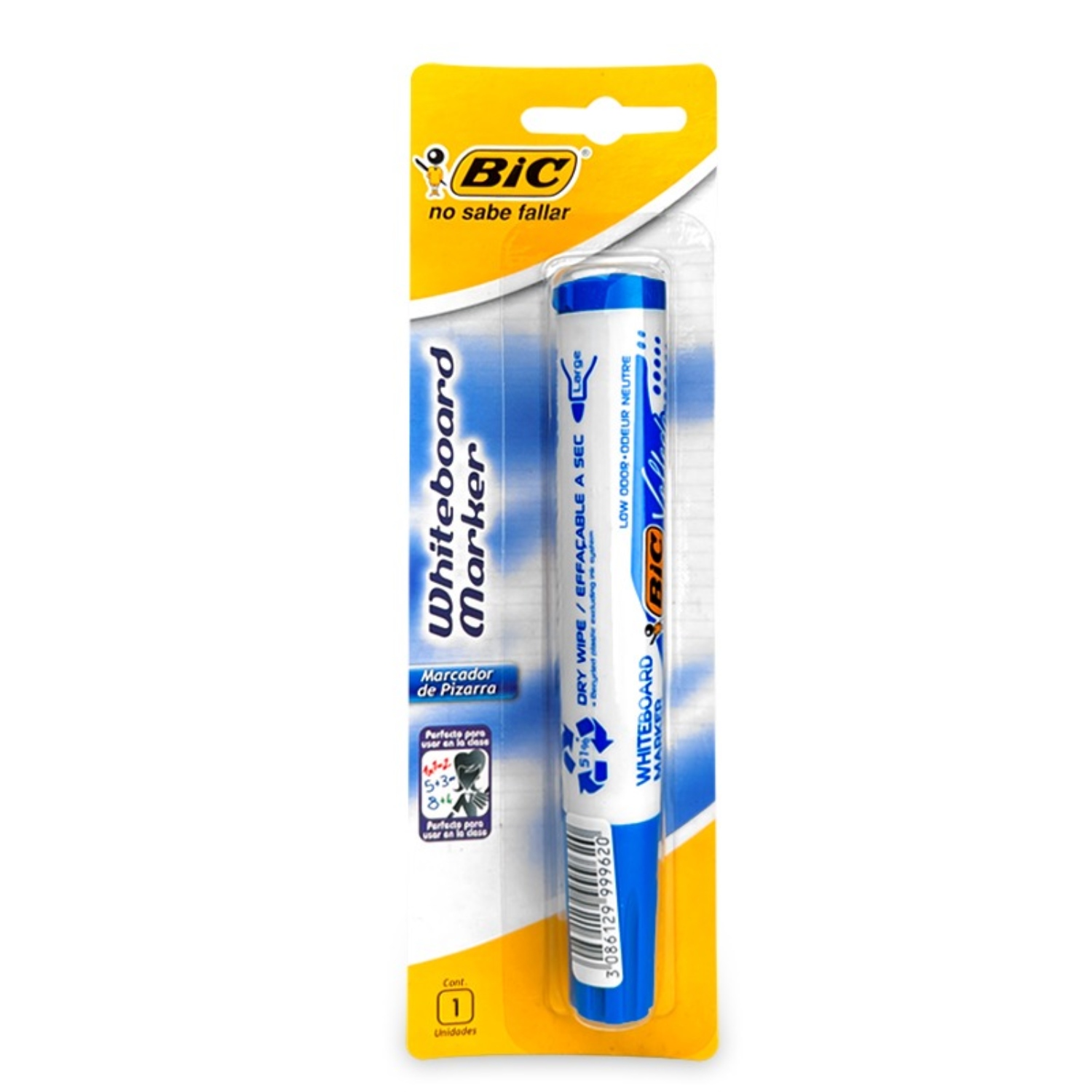 PACK X 4 MARCADOR DE PIZARRA / AZUL- BIC - 3