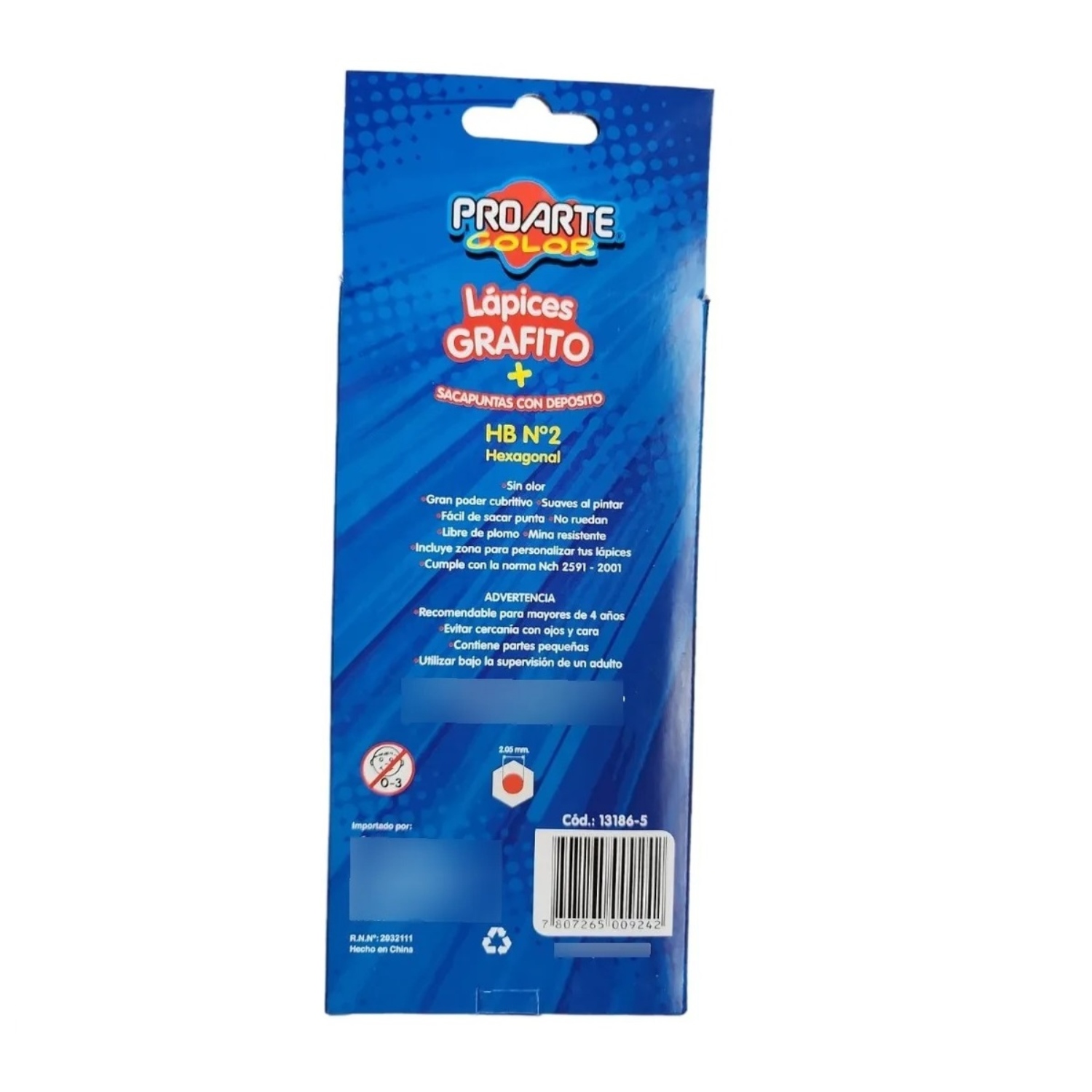PACK X 4 LAPICES GRAFITOS HEXAGONAL NO. 2 12 UND + SACAPUNTAS – PROARTE - 1
