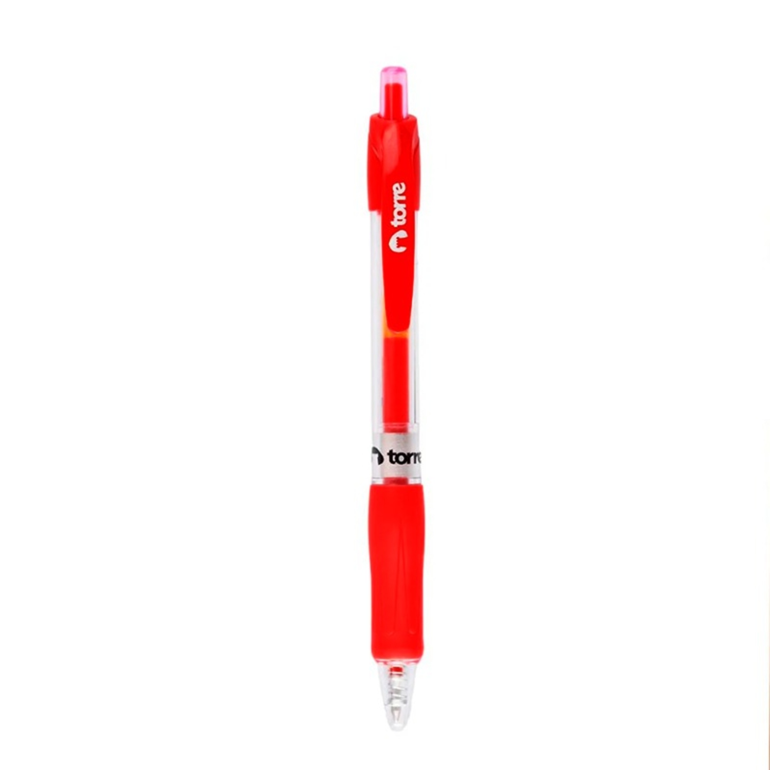 PACK X 4 LAPIZ GEL RETRACTIL  ROJO – TORRE - 3