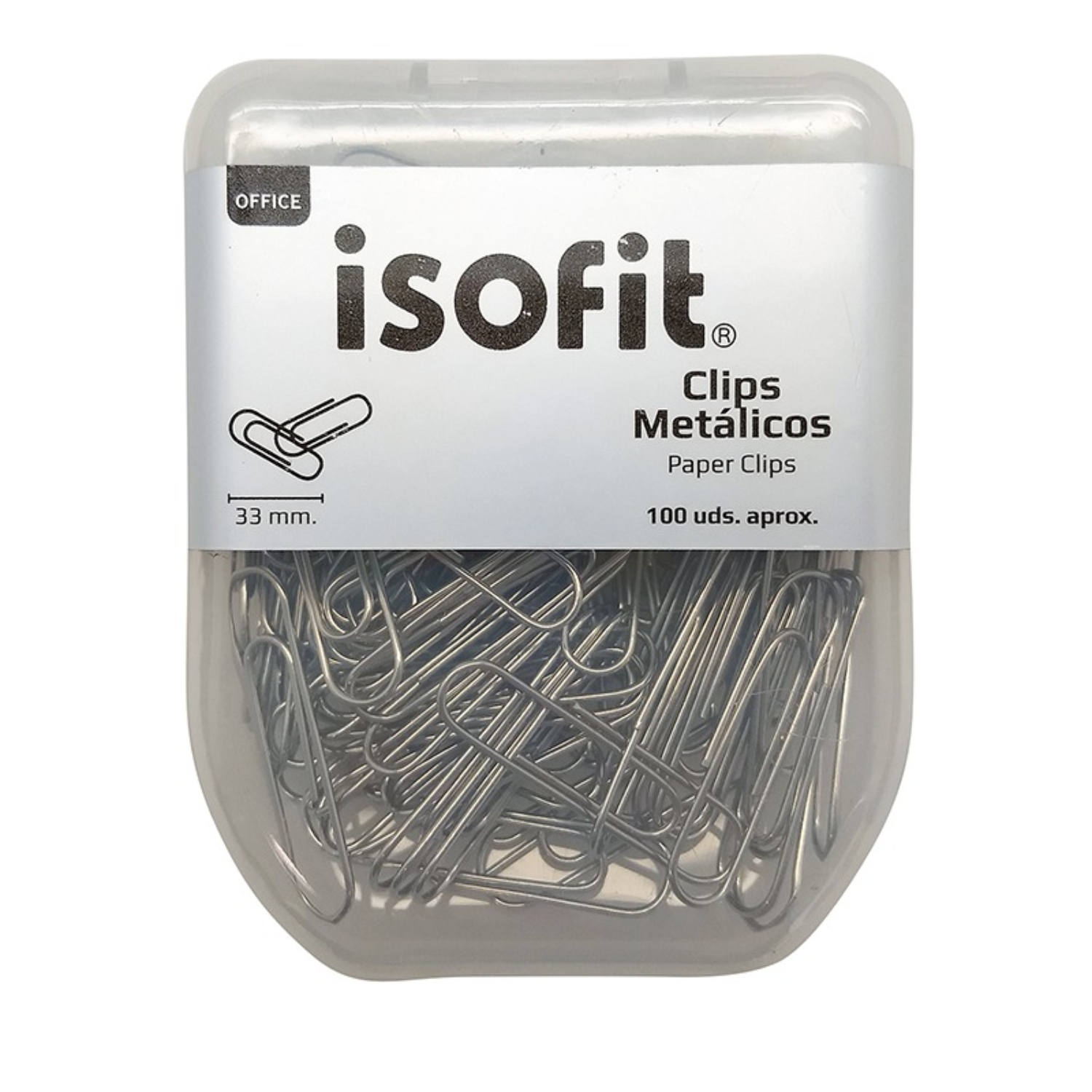 PACK X 4 CLIPS DSG METALICOS 100 UND – ISOFIT - 2
