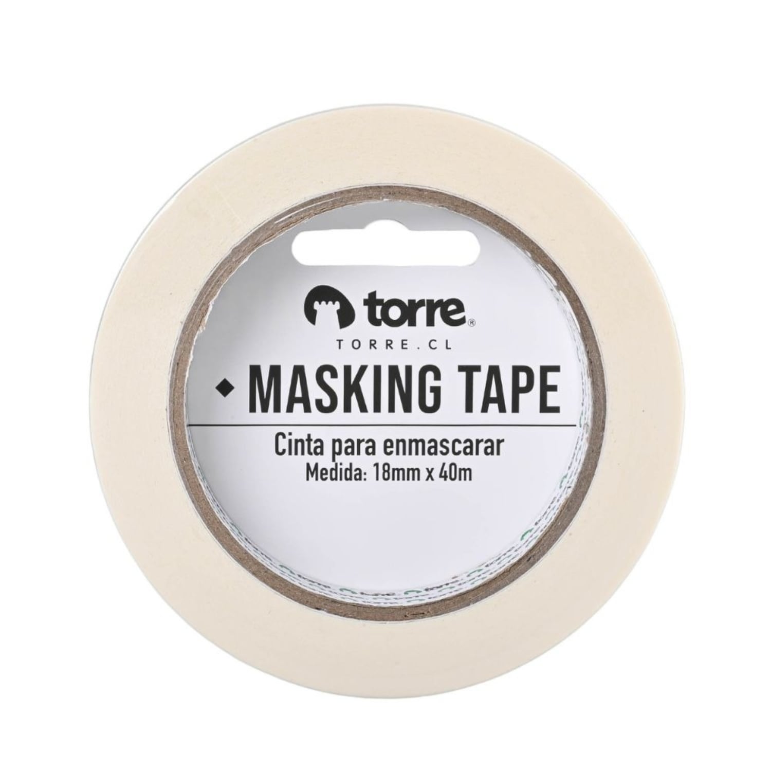 PACK X 4 CINTA MASKING TAPE CREMA 18MM X 40M. – TORRE - 1