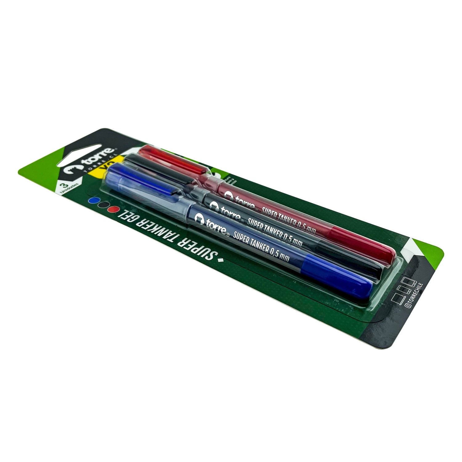 SET 3 SUPER TANKER 0,5MM BLISTER 1A 1N 1R – TORRE - 2