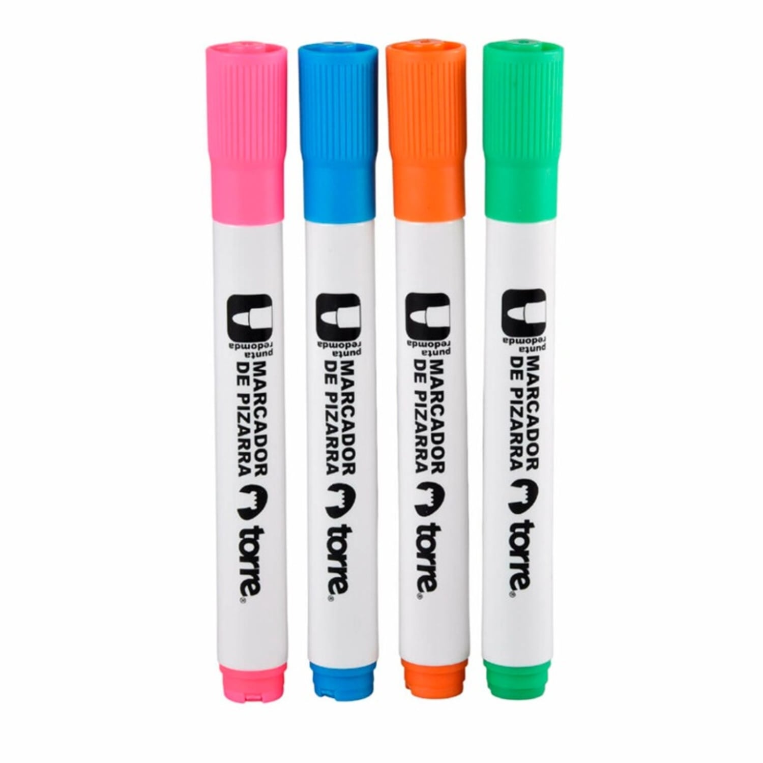 BLISTER MARCADORES DE PIZARRA PUNTA REDONDA 4 COLORES FANCY – TORRE - 1