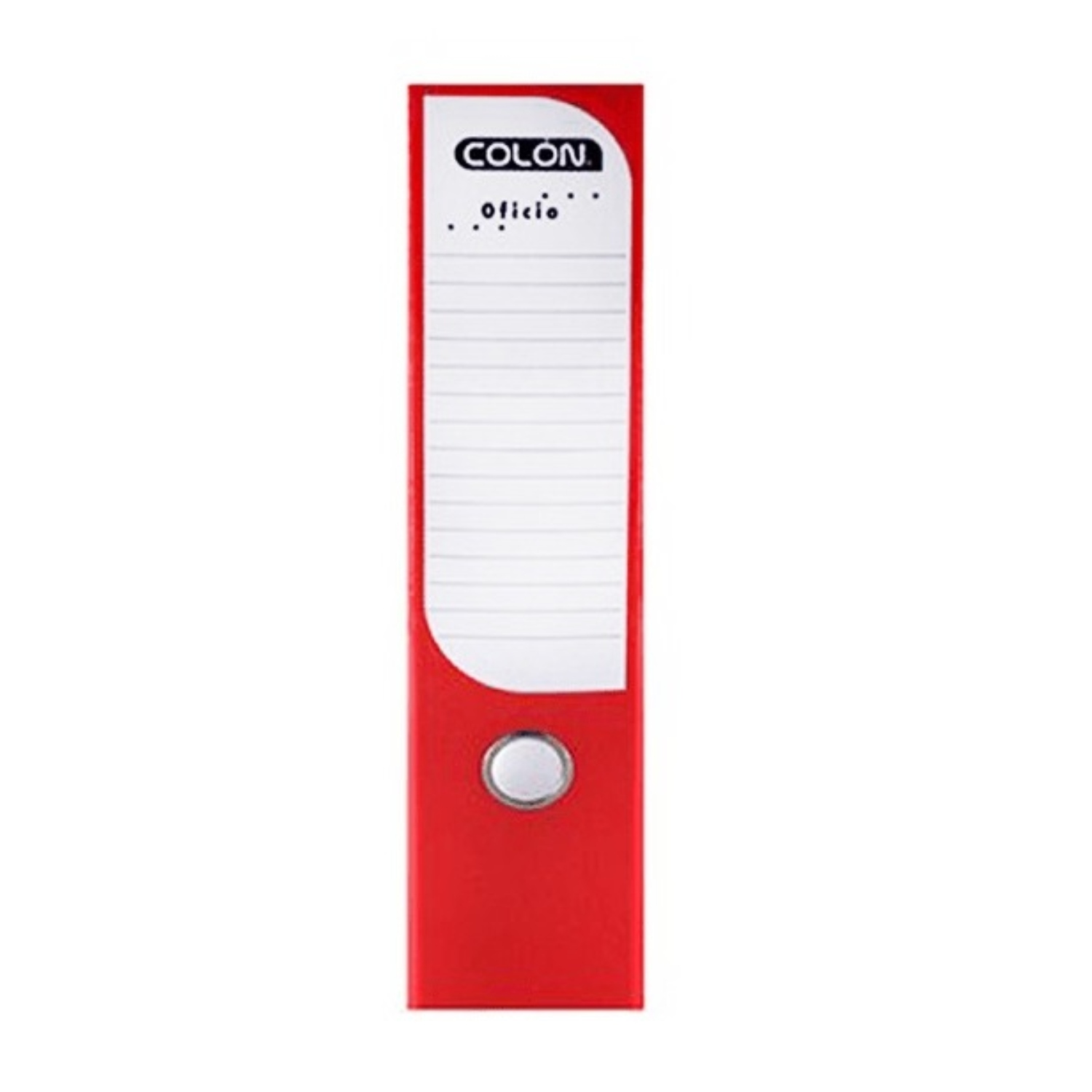 ARCHIVADOR OFICIO ANCHO COLORES ROJO – COLON - 1