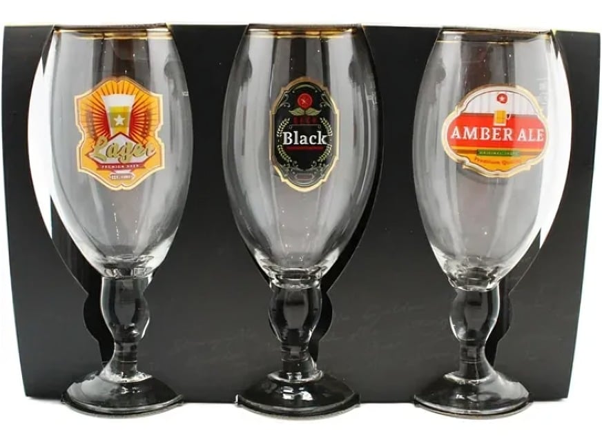 SET 3 COPON CERVECERO GLASSO 600 ML CERVEZA - 2