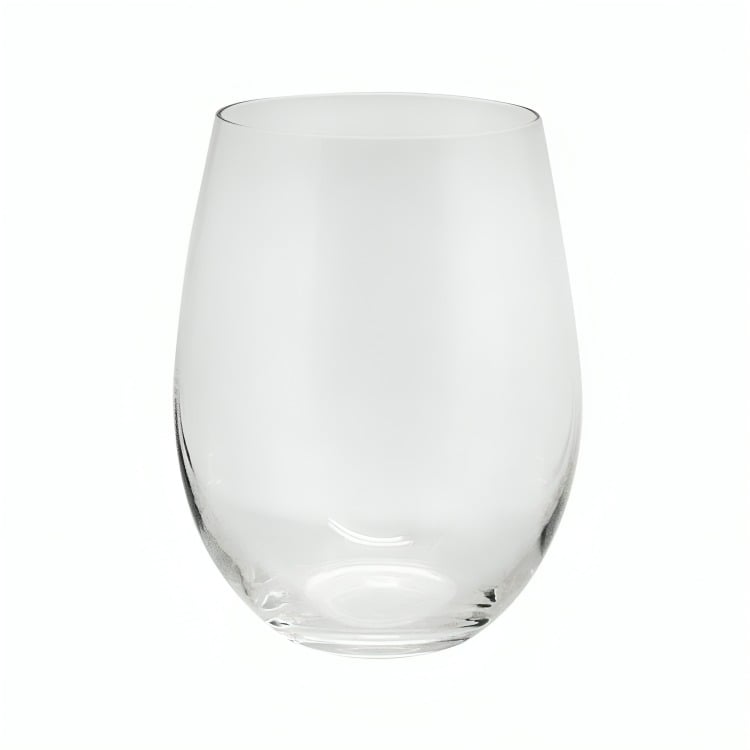 SET 4 VASOS VINO GLASSO REDONDO CRISTAL - 2