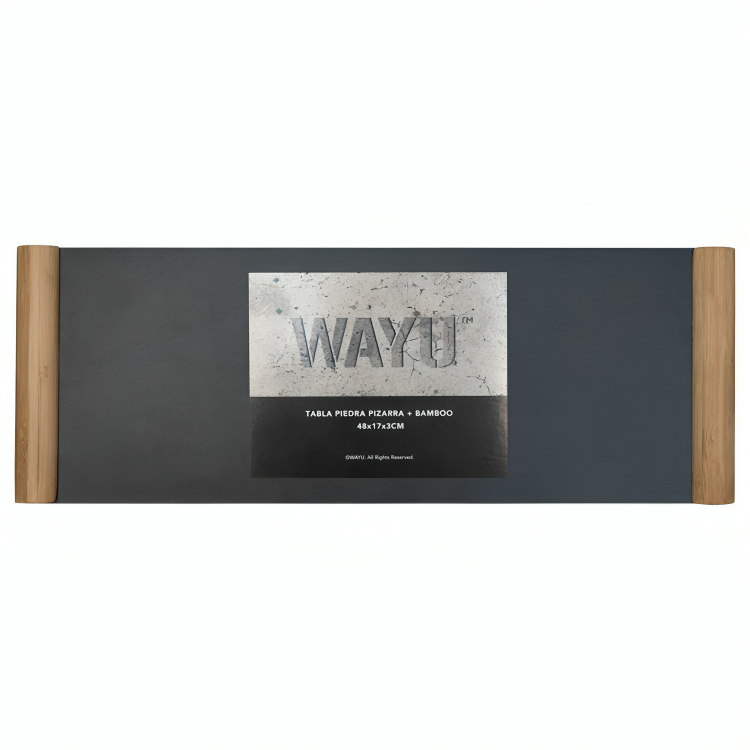TABLA PIEDRA PIZARRA 48 CM WAYU - 3